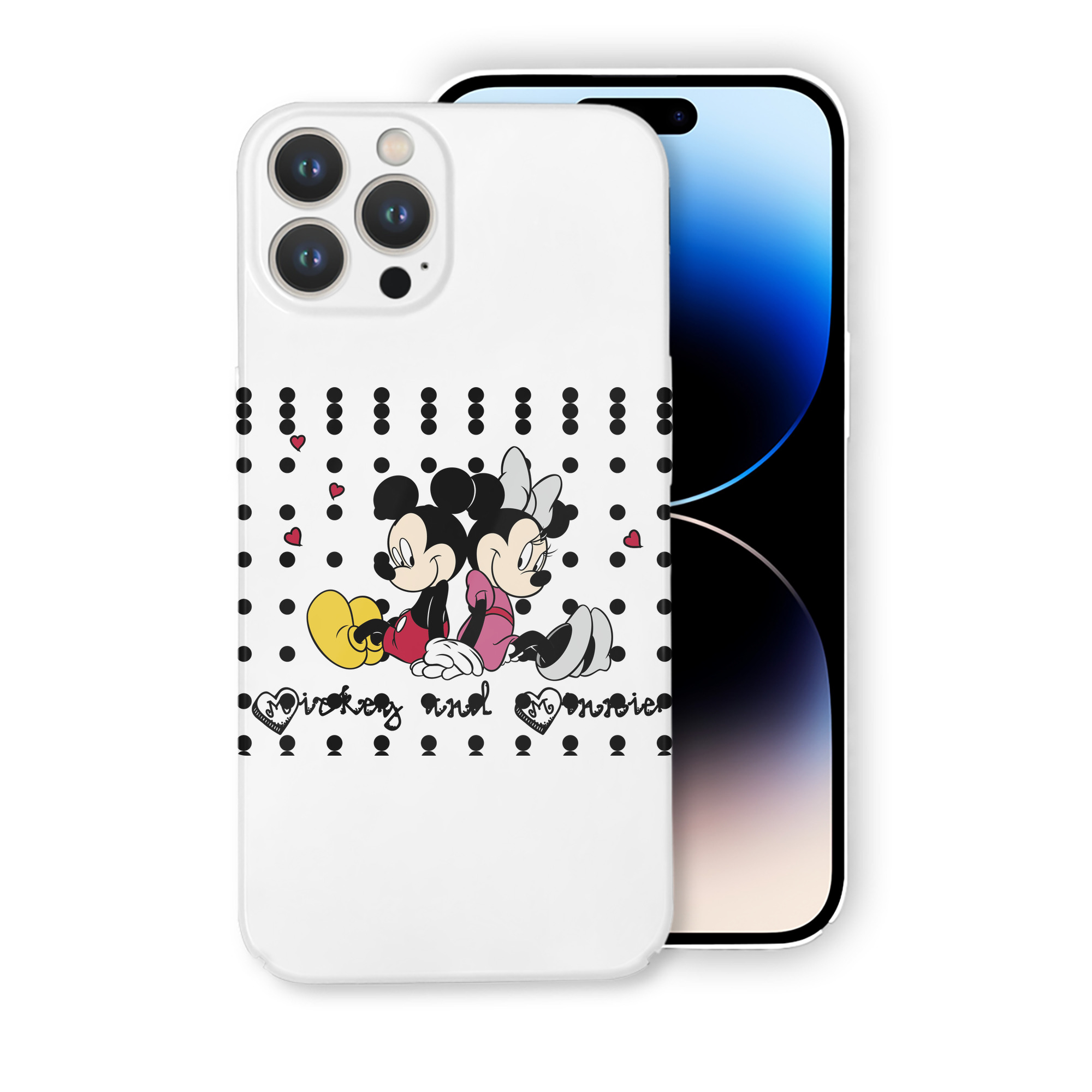 （画像用） ミッキーマウス Mickey Mouse 【iPhone 14シリーズ対応】ハードケース